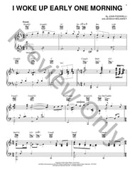 I Woke Up Early One Morning piano sheet music cover
